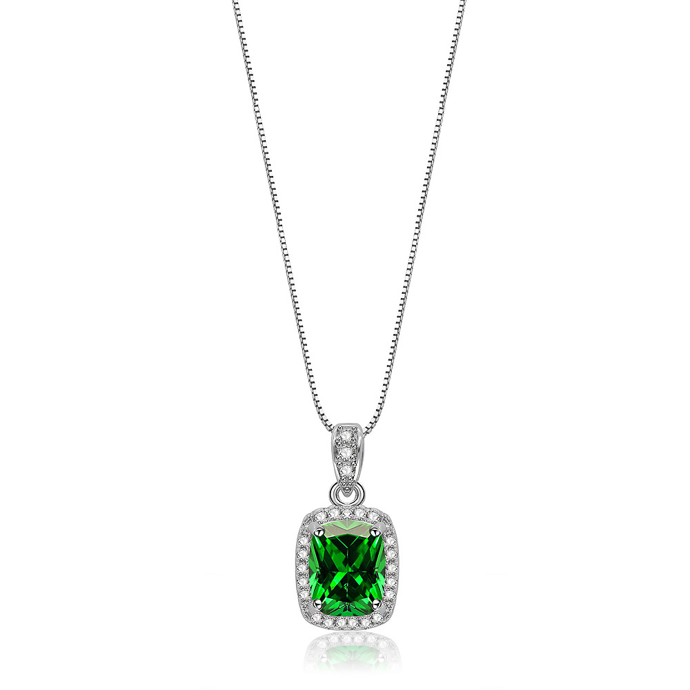 Artistic Necklace In Emerald